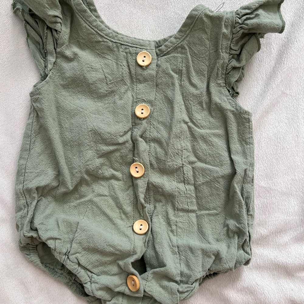 Olive green onsie